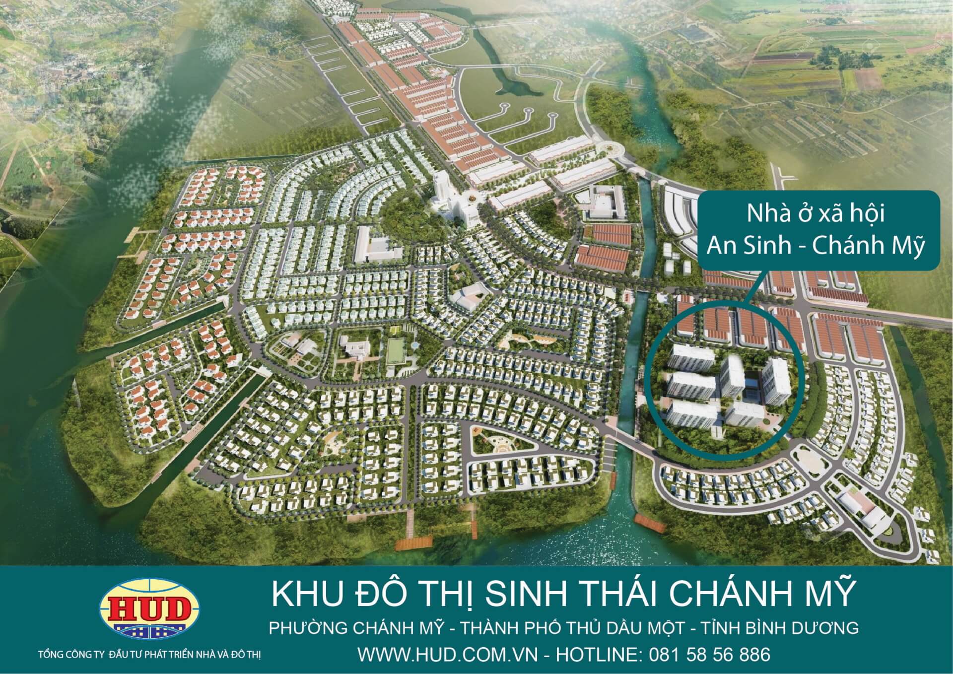 Vị trí Khu nhà ở An Sinh